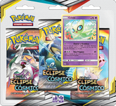 Blister Triplo - Sol e Lua 12 Eclipse Cósmico Celebi - Pokémon TCG - MoxLand